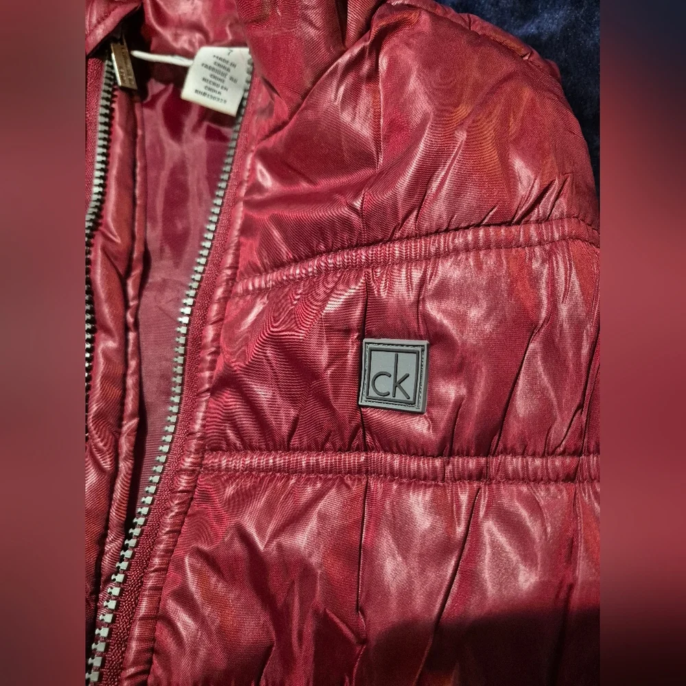 Calvin Klein Red Puffer Vest